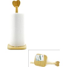 İbico Ibico İ22-192 Ahşap Bambu Kare Altlık 12X12CM Kalp Başlı Sap 28.5cm Kağıt Havluluk