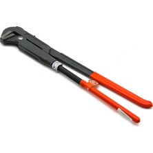 Knitex Kinetex KTX-023 Maşalı Çelik Boru Anahtarı 1.5" Parmak Kaymaz Kılıflı Sap