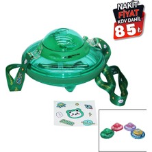 Youxia YX-9007 CLKN-2038 Renkli Mika Kristal Suluk Matara Pipetli ve Taşıma Askılı 550ML*40 QWE012