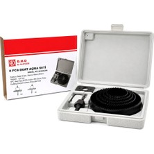 B.h.d El Aletleri ( Bhd ) BHD-00264 Buat Açma Panç Seti 64-73-89-102-127MM 8in1 Pls Metal Ahşap Pvc