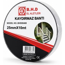 Dmax BHD-00468 Bant 25MM x 10MT Siyah Bandı Kaydırmaz