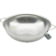 İbico Ibico İ22-308 Süzgeç 28CM Çelik Sepet Metal Kulplu Ince Tel Ayaklı