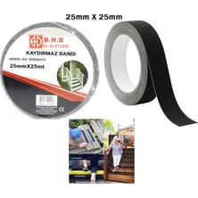 B.H.D El Aletleri B.h.d BHD-00470 Bant 25MM x 25MT Siyah Bandı Kaydırmaz