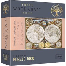 Trefl - Woodcraft 1000 Element, El Sanatları, Düzensiz Şekiller, 100 Seyahat Karakteri, Modern Premi