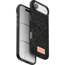 TeknoKapsül Onegif  Iphone 17 Air Bright Simli Kapak - Siyah