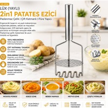 YAKUT-10806 2in1 Patates Ezici Yaylı Lüx
