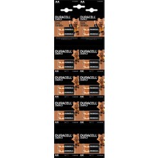 Duracell Kalem Pil Alkalin 20 Adet Aa