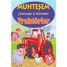 Muhteşem Çikartmalar Aktiviteler Traktörler Parıltı