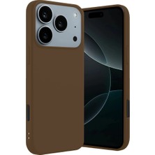 TeknoKapsül Newface Apple Iphone 17 Pro First Silikon - Kahverengi