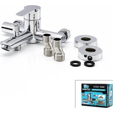 Knitex Kinetex KTX-2640 Delta Banyo Bataryası Krom Aç Kapa