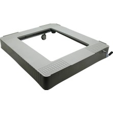 Çelik AYNA-471 Çeksür Makine Ayak Frenli Plastik Metal Destekli Gri