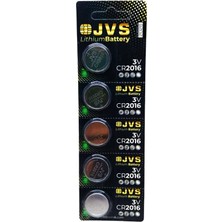 Jvs CR-2016 3V 5'li Kart Para Pil