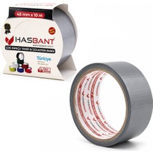 Hasbant HAS-0076 Tekli Çadır ve Tamir Bantı 48MMX10M Bandı Gri