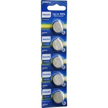 Philips Phılıps Lithium CR-2025 3V 5'li Kart Para Pil