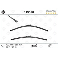 Valeo Novapazr Silecek Supurgesi Takimi 700MM / 650MM Mercedes Vito W639 03 Swf