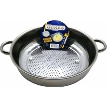 Güneş Süzek Metal Süzgeç 26CM No-1 Basık Kulplu