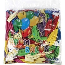 Atom Balon 100 Adet Punch Büyük