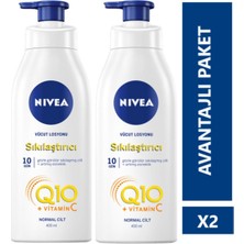 Zemira Nivea Q10 Sıkılaştırıcı Vücut Losyonu 400 ml 2 Adet