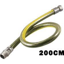 Turconn Flex Çelik Örgülü 200CM Doğalgaz Hortumu