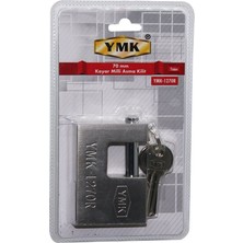 Yuma YMK-1270R Gri Kayar Milli Asma Kilit 70MM