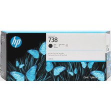 Zemira 738 300-ML Black Designjet Ink Cartridge Mürekkep Kartuşu 1 Adet (Xl)