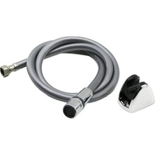 KRT-1031 Hortum 120CM Perlatörlü Gri Plastik Taharetmatik Taharatmatik