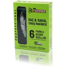 Mr. Trimmer Mr.trımmer MR-055 RD-055 Saç ve Sakal Kesme Traş Makinesi 6 Farklı Kesim 2 Kademe Bıçak Ayarı