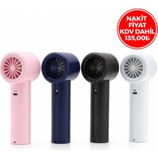 Dinamic Dınamıc WX-638 DNM-107 Mini El Fanı Renki Fan ve Vantilatör 5W Dijital Gösterge