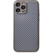 Magicool Iphone 13 Pro Kılıf Coco Karbon Silikon - Gri