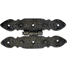 Cntma Antika Tarz Dekoratif Pirinç Düğmeli Menteşe - 142X69 Mm, Oksit