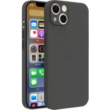 Lionmycase Iphone 13 Mini Uyumlu Kılıf Kamera Lens Korumalı Ultra Ince Yumuşak Doku Renkli Silikon Case Gri
