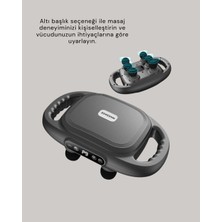 Techora Sale 2000 Mah Şarjlı Masaj Tabancası 6 Başlık Ayarlı Güçlü Masaj Cihazı