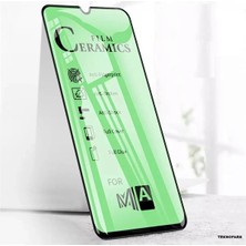 MCasering Samsung A50 Uyumlu Seramik Nano Esnek Tam Full Kaplayan Kırılmaz Cam Ekran Koruyucu