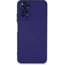 MCasering Xiaomi Redmi Note 11 / Note 11S Premium Yumuşak Silikon Kılıf Mor