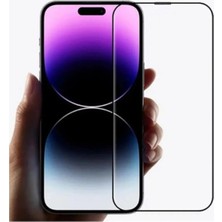 MCasering Iphone 14 Pro Max Ekran Koruyucu Seramik Nano Esnek Tam Full Kaplayan Kırılmaz Cam