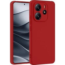 Magicool Xiaomi Redmi Note 14 4g Kılıf First Silikon - Kırmızı