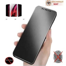 MCasering Iphone Xs Uyumlu Mat Hayalet Ekran Gizli Privacy Tam Kaplayan Kırılmaz Cam Nano Ekran