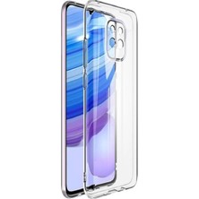 Batı Xiaomi Redmi Note 9s / Note 9 Pro Uyumlu Tıpalı Şeffaf Silikon Kılıf Şeffaf
