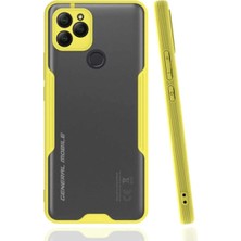 General Mobile Gm 21 Kılıf Kamera Korumalı Mat Renk Silikon Parfe Model Sarı