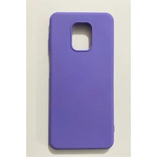 Batı Xiaomi Redmi Note 9s  Uyumlu Note 9 Pro Silikon Kılıf Lila Lila