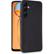 Magicool Samsung Galaxy A56 Kılıf Aras Deri Kapak - Siyah