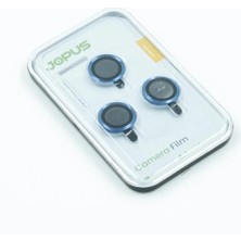 MCasering Iphone 11 / 12 Mini Kamera Koruyucu KAM-004 Koyu Mavi