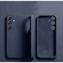 MCasering Samsung Galaxy A25 Yumuşak Doku Hissi Giyim Kombin Soft Renk Antrasit