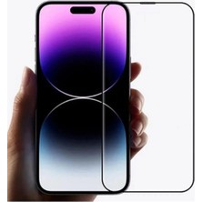 MCasering Iphone 14 Plus Ekran Koruyucu Seramik Nano Esnek Tam Full Kaplayan Kırılmaz Cam