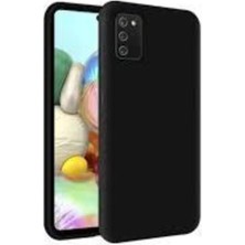 Epro Ercydepom Samsung Galaxy A02S Uyumlu Içi Kadife Lansman Silikon Kılıf Happycase Mavi