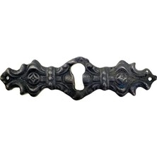 Cntma Antika Tarz Dekoratif Pirinç Anahtar Ağızlığı - 28X104MM, Oksit