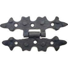 Cntma Antika Tarz Dekoratif Pirinç Yıldız Menteşe - 84X44 Mm, Oksit