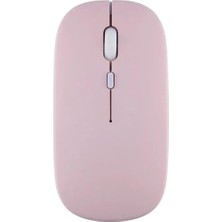 Hepta Collection Ipad PRO11 2./3./4. Uyumlu Şarj Edilebilir Tablet Kablosuz Bluetooth Mouse Pembe