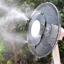 Hepta Collection Iruizhe Dış Mekan Fan Sis Soğutma Sistemi Kiti Veranda Vantilatörü, Bahçe Serası Için 19,6 Ft (5,9 M