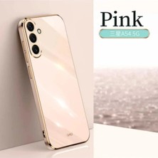 MCasering Samsung Galaxy A54 5g Uyumlu Kılıf Volet Silikon Canlı Renkli Yumuşak Silikon Pempe